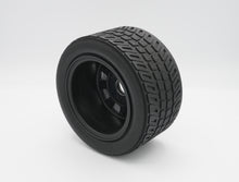 Load image into Gallery viewer, IN-STOCK NOW. BRP Tires: Street Tread | 3" Wide Standard 6" Wheel. These tires are made for the asphalt. The rubber is a durable compound suitable for playing on asphalt. These tires are not for drag racing. Made to ensure no ballooning! Therefore, these tires will not blow out due to centrifugal forces, as compared to foam tires competitors. Recommended for 1/5 scale RC cars. Will require BRP hub adapter or Top Level RC hub adapter.