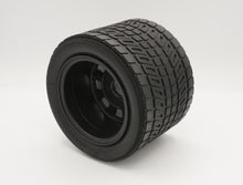 Load image into Gallery viewer, IN-STOCK NOW. BRP Tires: Street Tread | 4" Wide Standard 6" Wheel. These tires are made for the asphalt. The rubber is a durable compound suitable for playing on asphalt. These tires are not for drag racing. Made to ensure no ballooning! Therefore, these tires will not blow out due to centrifugal forces, as compared to foam tires competitors. Recommended for 1/5 scale RC cars. Will require BRP hub adapter or Top Level RC hub adapter.