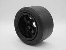 Load image into Gallery viewer, IN-STOCK NOW. BRP Tires: 405 Street Slicks | 3" Wide Standard 6" Wheel.  These tires are made for the asphalt. The rubber is a durable compound suitable for playing on asphalt. These tires are not for drag racing.  Made to ensure no ballooning! Therefore, these tires will not blow out due to centrifugal forces, as compared to foam tires competitors.  Recommended for 1/5 scale RC cars. Will require BRP hub adapter or Top Level RC hub adapter.