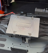 Load image into Gallery viewer, Fits LOSI 5T 3.0
Mounting the ESC above the center diff allows shorter motor leads. Integrated heat sink fins help maximize heat dissipation and cooling performance to keep electronics running cooler under demanding conditions.
Made from 6061 aluminum.
Includes:
(1) LOSI 5T 3.0 ESC Mount Upgrade with Heat Sink Fins
(4) Bolts
