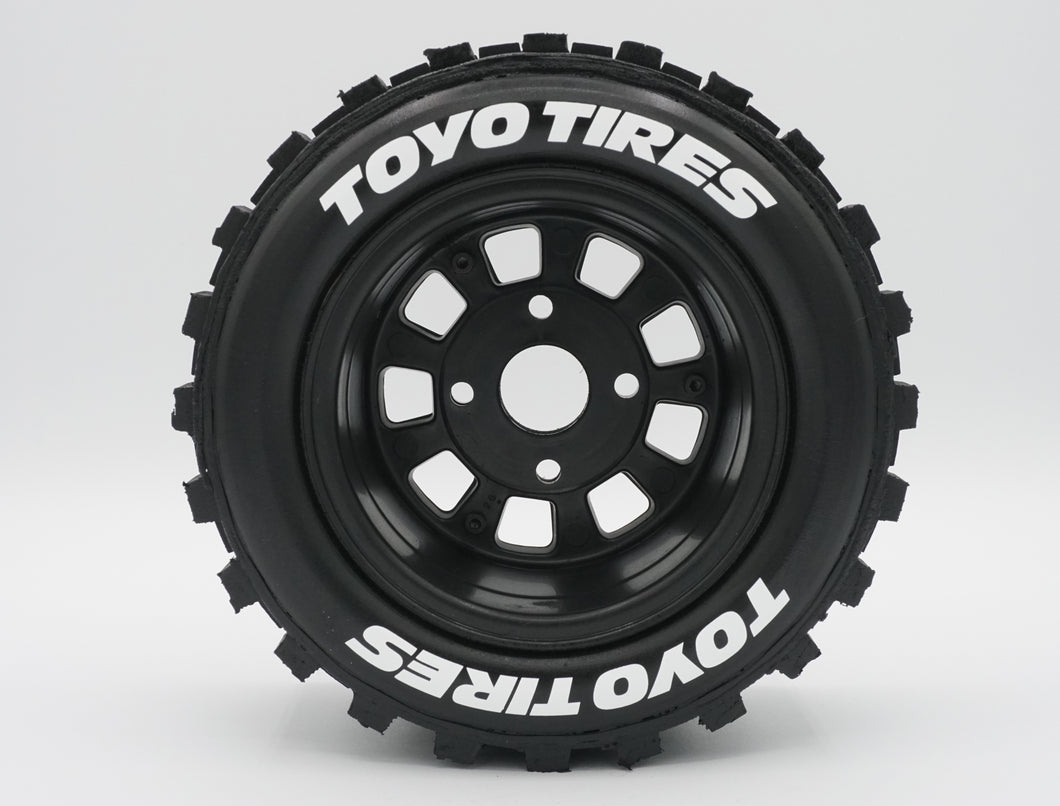Best rc car tire / wheel sticker decals on the market. Made to fit BRP tires. Includes (8) stickers: 