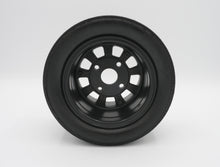 Load image into Gallery viewer, IN-STOCK NOW. BRP Tires: 405 Street Slicks | 4&quot; Wide Standard 6&quot; Wheel.  These tires are made for the asphalt. The rubber is a durable compound suitable for playing on asphalt. These tires are not for drag racing.
