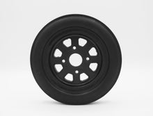 Load image into Gallery viewer, IN-STOCK NOW. BRP Tires: Pro-Stock Front | 1-3/8&quot; Wide | 6&quot; OD Wheel  Made to ensure no ballooning! Therefore, these tires will not blow out due to centrifugal forces, as compared to foam tires competitors.  Recommended for 1/5 scale RC cars. Will require BRP hub adapter or Top Level RC hub adapter.  Includes (2) BRP Tires.

