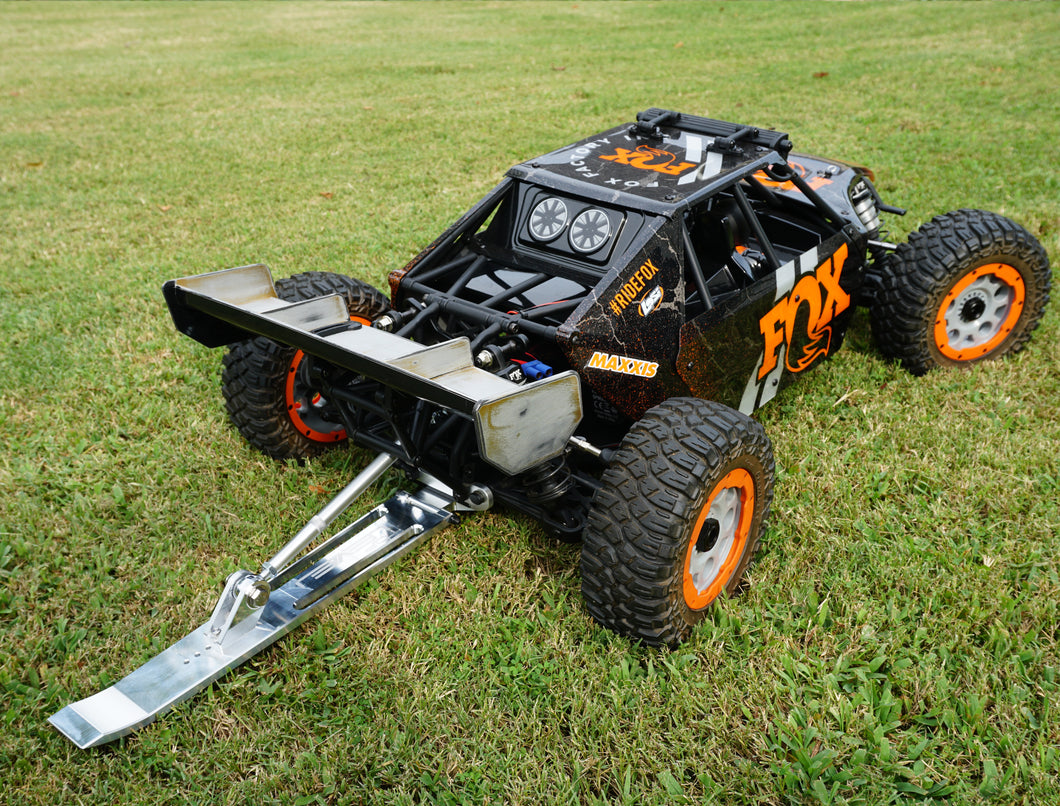 Best 6061 aluminum LOSI DBXL-E 1.0 & 2.0 Wheelie Bar Kit (Off-Road Drag Racing) on the market. Highest quality, precision machining, and Top Level performance. All parts are in raw form, machining marks will be present.