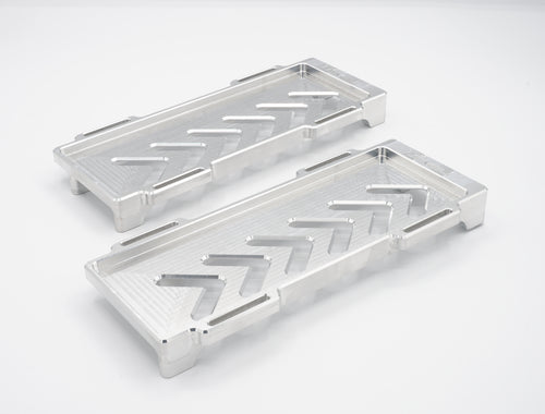 Best LOSI DBXL-E 2.0 12S Battery Tray (165mm x 56mm) Upgrade on the market. Highest quality, precision machining, and Top Level performance. All parts are in raw form, machining marks will be present.

This product fits the DBXL-E 2.0. This product has not been fit tested on the DBXL-E 1.0.

Includes:
(2) LOSI DBXL-E 2.0 12S Battery Tray (165mm x 56mm) Upgrades

Straps and screws are not included. Stock straps and stock screws can be used.