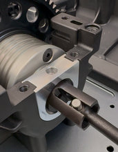 Load image into Gallery viewer, Replace the stock plastic carrier with a precision-machined billet aluminum upgrade. Designed for increased durability and improved resistance to heat-related wear and deformation, helping maintain bearing alignment under demanding conditions.
