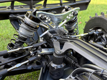 Load image into Gallery viewer, Best 6061 aluminum LOSI 5TE 3.0 Front Shock Tower Upgrade on the market. Highest quality, precision machining, and Top Level performance. All parts are in raw form, machining marks will be present.
