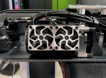 Load image into Gallery viewer, Fits LOSI 5T 3.0

Precision CNC machined from billet aluminum, this motor fan shroud adds a premium, aggressive look. Designed to combine performance, durability, and aesthetics into one high-end upgrade.

Made from 6061 aluminum.

Includes:
(2) LOSI 5T 3.0 Fan Shroud Upgrade
