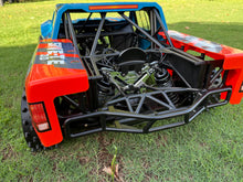 Load image into Gallery viewer, Best 6061 aluminum LOSI 5T 3.0 Rear Shock Tower Upgrade on the market. Highest quality, precision machining, and Top Level performance. All parts are in raw form, machining marks will be present.
